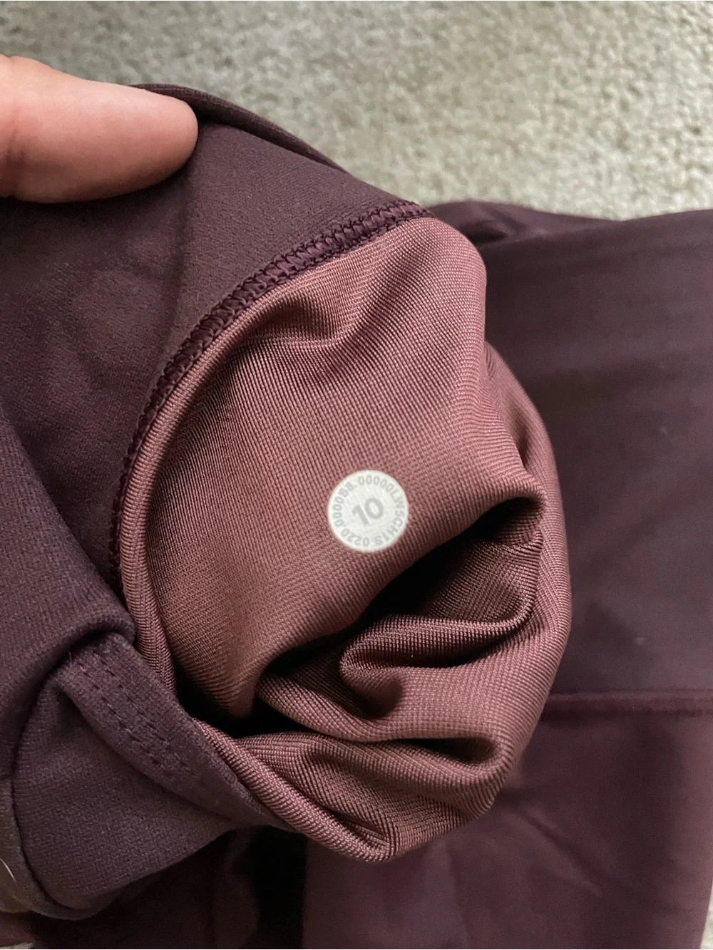 Lululemon - Burgundy Leggings